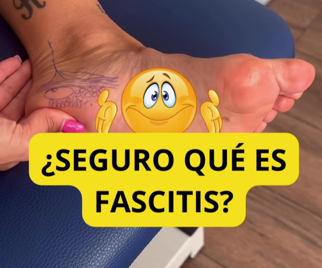 ¿Seguro qué es fascitis?